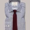 Slim Fit Pure Cotton Striped Shirt -Marksandspencer Sale Store Slim Fit Pure Cotton Striped Shirt