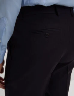 Slim Fit Pure Wool Herringbone Suit Trousers -Marksandspencer Sale Store Slim Fit Pure Wool Herringbone Suit Trousers 3