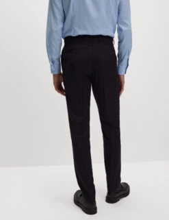 Slim Fit Pure Wool Herringbone Suit Trousers -Marksandspencer Sale Store Slim Fit Pure Wool Herringbone Suit Trousers 4