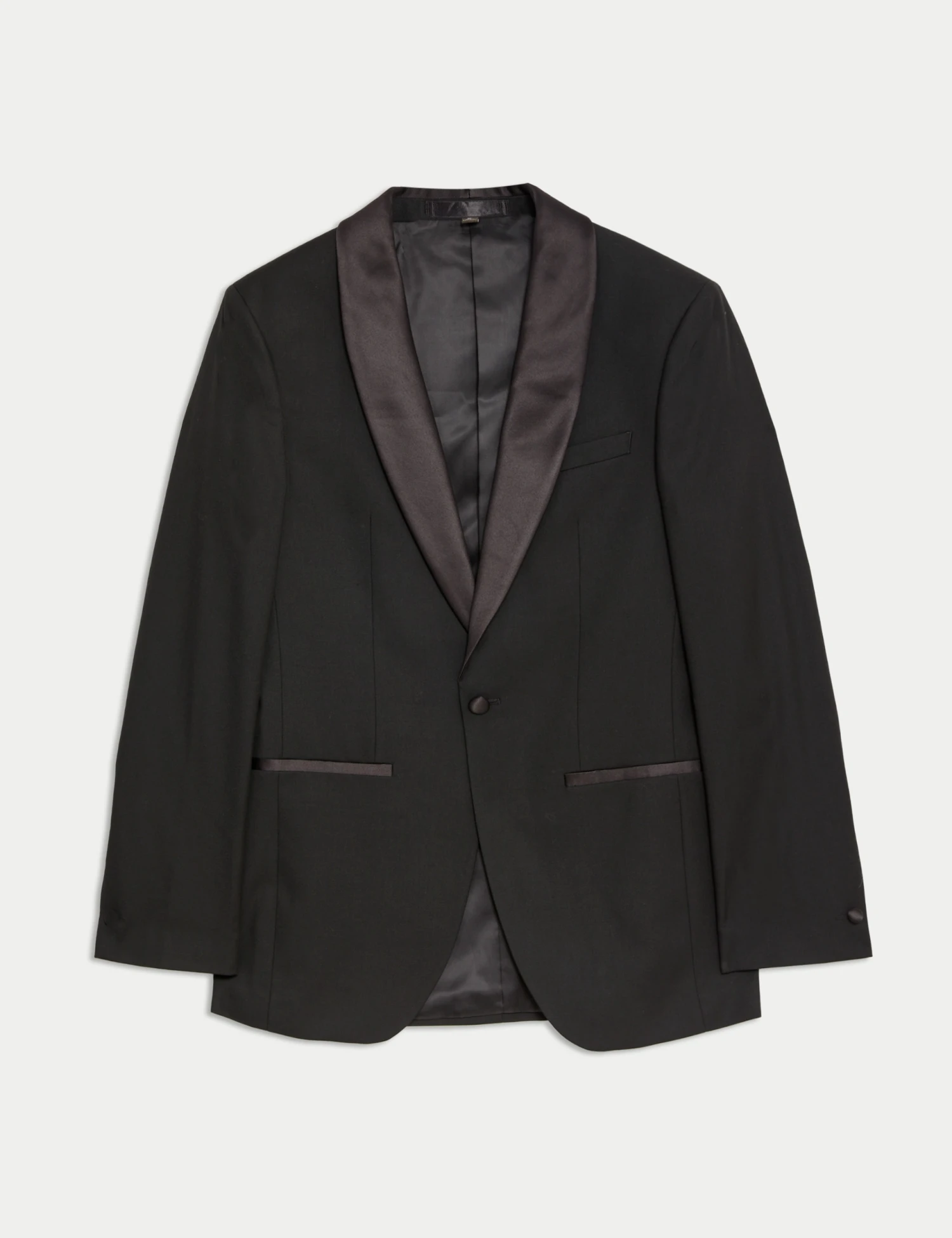 Slim Fit Shawl Collar Stretch Tuxedo Jacket 2 Slim Fit Shawl Collar Stretch Tuxedo Jacket - Image 2