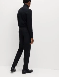 Slim Fit Stretch Tuxedo Trousers -Marksandspencer Sale Store Slim Fit Stretch Tuxedo Trousers 5