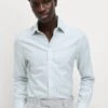 Slim Fit Ultimate Non Iron Cotton Striped Shirt -Marksandspencer Sale Store Slim Fit Ultimate Non Iron Cotton Striped Shirt