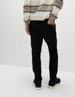 Smart Tapered Joggers With Stretch -Marksandspencer Sale Store Smart Tapered Joggers with Stretch 4