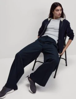 Soft Touch Two Tone Slim Fit Hoodie -Marksandspencer Sale Store Soft Touch Two Tone Slim Fit Hoodie 4