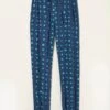Spot Print Drawstring Cuffed Joggers -Marksandspencer Sale Store Spot Print Drawstring Cuffed Joggers