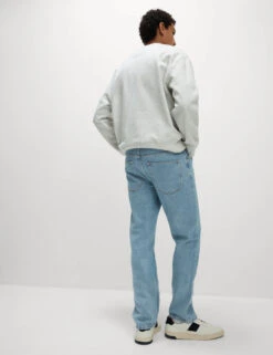 Straight Fit Pure Cotton Jeans -Marksandspencer Sale Store Straight Fit Pure Cotton Jeans 4