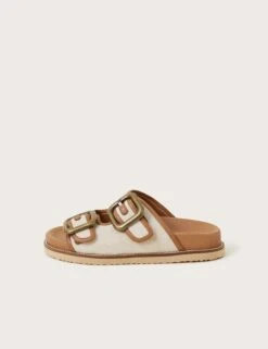 MONSOON Strappy Footbed Sandals -Marksandspencer Sale Store Strappy Footbed Sandals 2