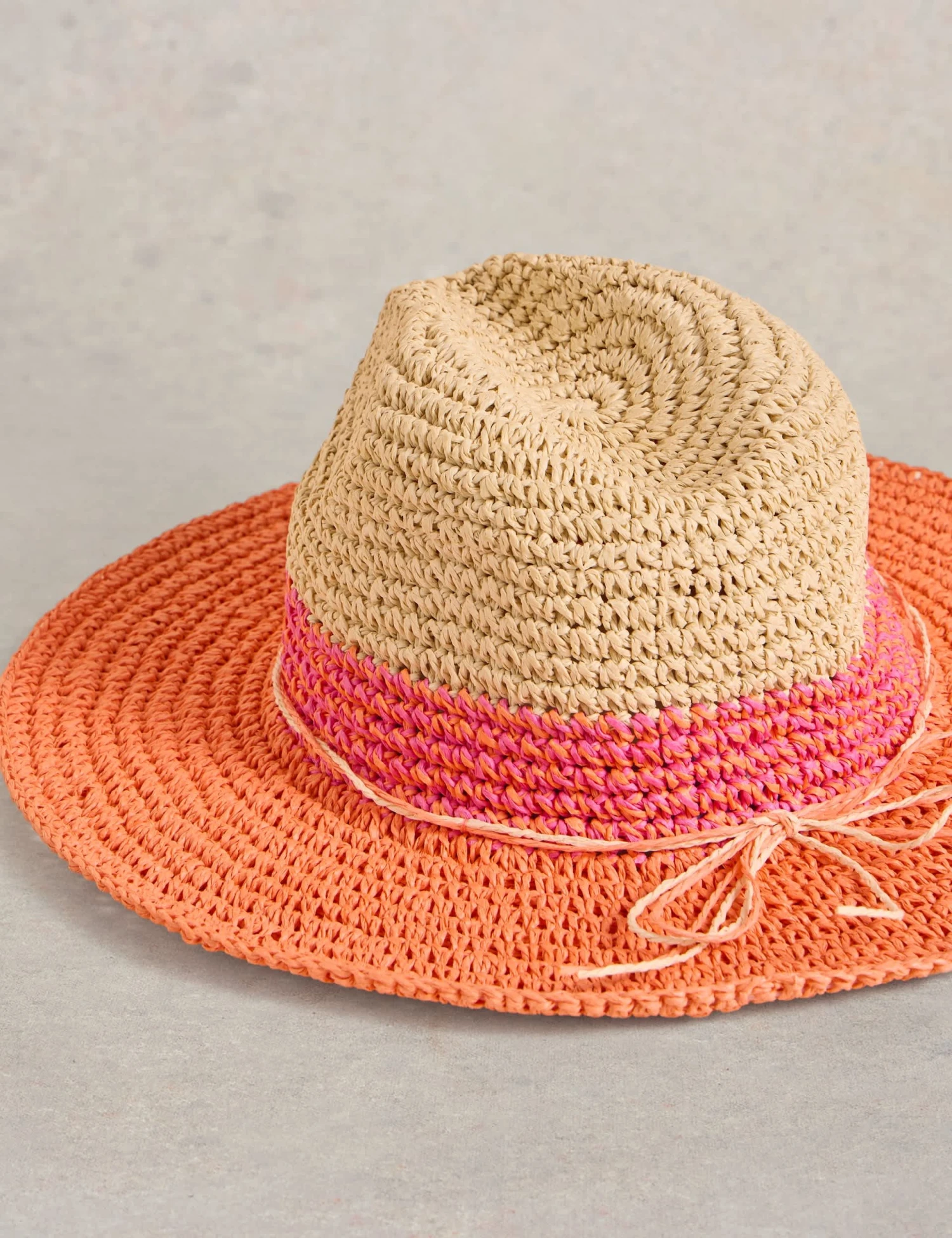 WHITE STUFF Straw Fedora Hat 2 WHITE STUFF Straw Fedora Hat - Image 2