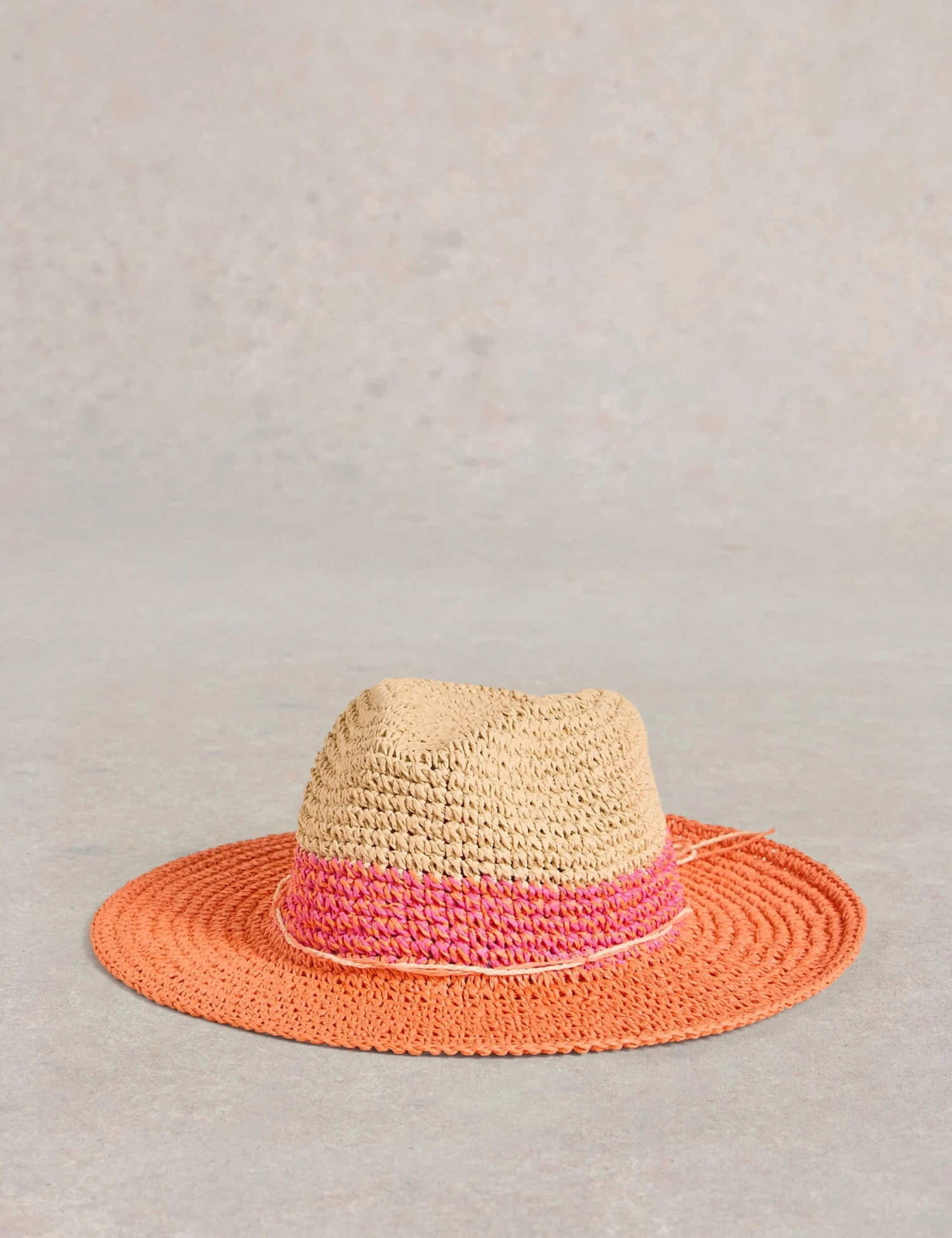 WHITE STUFF Straw Fedora Hat 1 WHITE STUFF Straw Fedora Hat