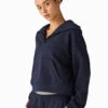 Beyond Yoga Street Smart Cotton Rich Collared Sweatshirt