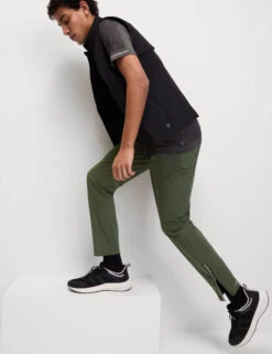 Stretch Drawstring Zip Pocket Joggers