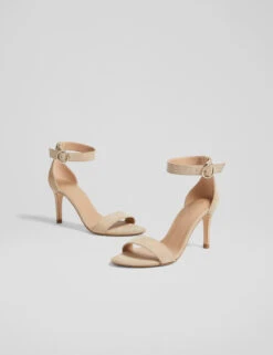 Suede Buckle Ankle Strap Stiletto Heel Sandals -Marksandspencer Sale Store Suede Buckle Ankle Strap Stiletto Heel Sandals 3