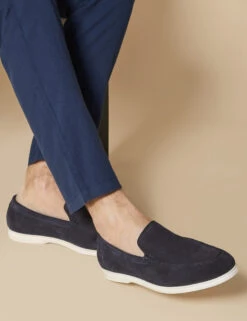 Jones Bootmaker Suede Slip-On Shoes