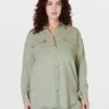 Sweaty Betty Summer Stretch Linen Rich Utility Shirt -Marksandspencer Sale Store Summer Stretch Linen Rich Utility Shirt