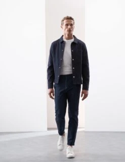 Super Lightweight Tapered Fit Elasticated Waist Trousers