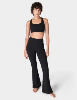 Sweaty Betty Super Soft High Waisted Flared Trousers -Marksandspencer Sale Store Super Soft High Waisted Flared Trousers 3