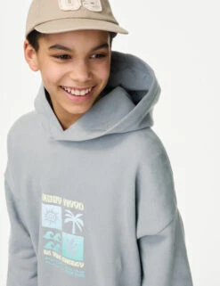 Surf Club Graphic Hoodie (6-16 Yrs)