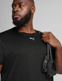 Puma Tad Essentials Heather Cat Training T-Shirt -Marksandspencer Sale Store Tad Essentials Heather Cat Training T Shirt 2