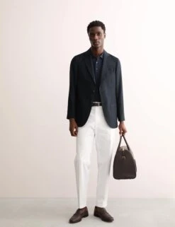 Jaeger Tailored Fit Italian Pure Wool Blazer