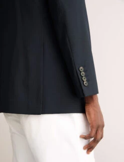 Jaeger Tailored Fit Italian Pure Wool Blazer -Marksandspencer Sale Store Tailored Fit Italian Pure Wool Blazer 6