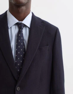 Jaeger Tailored Fit Italian Wool Rich Twill Blazer -Marksandspencer Sale Store Tailored Fit Italian Wool Rich Twill Blazer 4