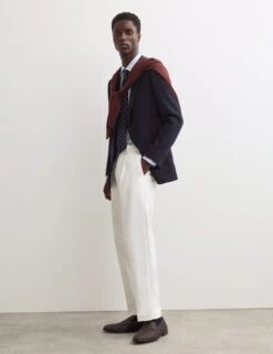 Jaeger Tailored Fit Italian Wool Rich Twill Blazer -Marksandspencer Sale Store Tailored Fit Italian Wool Rich Twill Blazer 5