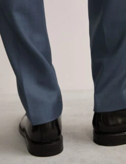 Jaeger Tailored Fit Pure Wool Textured Suit Trousers -Marksandspencer Sale Store Tailored Fit Pure Wool Textured Suit Trousers 5