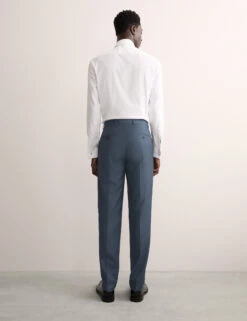 Jaeger Tailored Fit Pure Wool Textured Suit Trousers -Marksandspencer Sale Store Tailored Fit Pure Wool Textured Suit Trousers 7