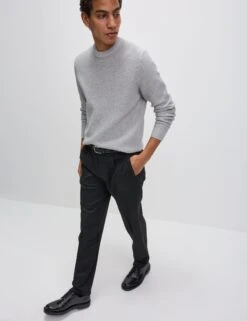 Tailored Fit Stretch Smart Trousers -Marksandspencer Sale Store Tailored Fit Stretch Smart Trousers 2