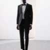 Tailored Fit Wool Blend Tuxedo Trousers -Marksandspencer Sale Store Tailored Fit Wool Blend Tuxedo Trousers