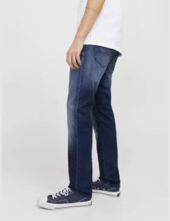 Jack & Jones Tapered Fit Cotton Blend 5 Pocket Jeans -Marksandspencer Sale Store Tapered Fit Cotton Blend 5 Pocket Jeans 4