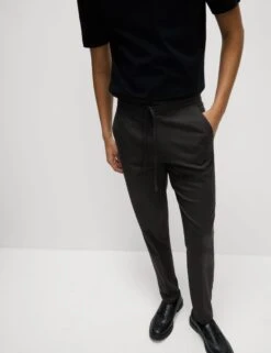 Tapered Fit Elasticated Trousers -Marksandspencer Sale Store Tapered Fit Elasticated Trousers 3