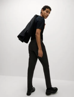 Tapered Fit Elasticated Trousers -Marksandspencer Sale Store Tapered Fit Elasticated Trousers 4
