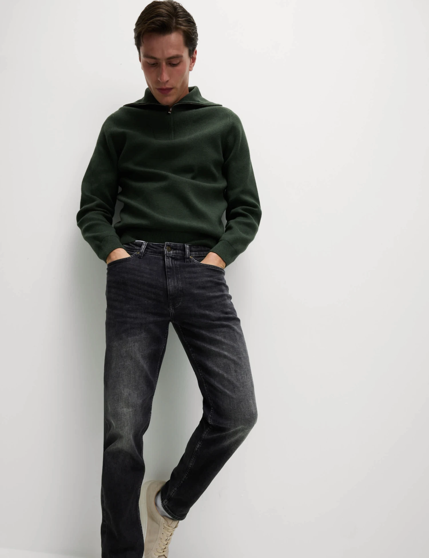 Tapered Fit Vintage Crosshatch Jeans 6 Tapered Fit Vintage Crosshatch Jeans - Image 6