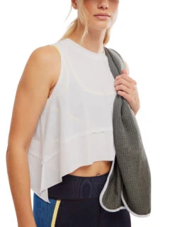 Tempo Crew Neck Relaxed Crop Vest Top 18 Tempo Crew Neck Relaxed Crop Vest Top -Marksandspencer Sale Store Tempo Crew Neck Relaxed Crop Vest Top 2