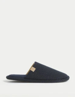 Textured Mule Slippers With Freshfeet™