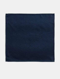 Textured Pure Silk Pocket Square