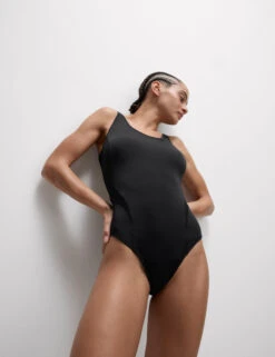 Tummy Control Padded Mesh Panel Swimsuit -Marksandspencer Sale Store Tummy Control Padded Mesh Panel Swimsuit 3