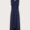 MONSOON Twist Detail Halter Neck Dress (8-15 Yrs) -Marksandspencer Sale Store Twist Detail Halter Neck Dress 8 15 Yrs