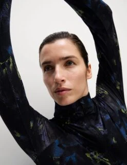 Ultraheat™ Printed Half Zip Running Top