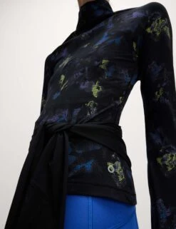 Ultraheat™ Printed Half Zip Running Top -Marksandspencer Sale Store Ultraheat Printed Half Zip Running Top 3