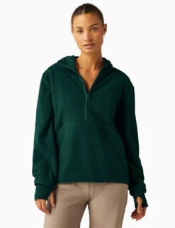 Beyond Yoga Urban Explorer Hooded Half Zip Sweatshirt