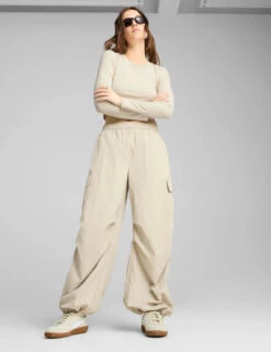 Puma Wardrobe Ess Cotton Rich Crop Top -Marksandspencer Sale Store Wardrobe Ess Cotton Rich Crop Top 2