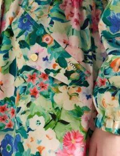 Joules Waterproof Floral Hooded Longline Raincoat -Marksandspencer Sale Store Waterproof Floral Hooded Longline Raincoat 7