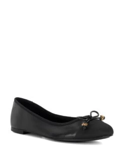Dune London Wide Fit Leather Flat Ballet Pumps -Marksandspencer Sale Store Wide Fit Leather Flat Ballet Pumps 3