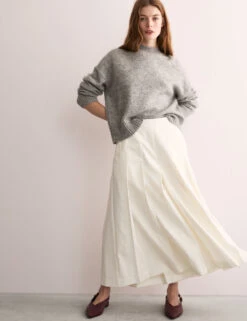 Jaeger Wide Leg Culottes With Wool -Marksandspencer Sale Store Wide Leg Culottes with Wool 3