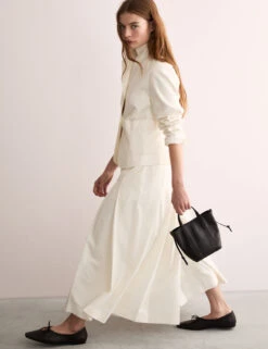 Jaeger Wide Leg Culottes With Wool -Marksandspencer Sale Store Wide Leg Culottes with Wool 5