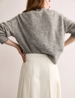 Jaeger Wide Leg Culottes With Wool -Marksandspencer Sale Store Wide Leg Culottes with Wool 6