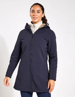 Jack Wolfskin Windland Longline Softshell Hooded Coat