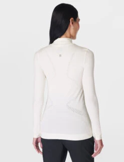 Sweaty Betty Wool Blend High Neck Base Layer Top -Marksandspencer Sale Store Wool Blend High Neck Base Layer Top 4